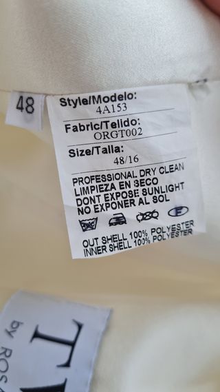 Vestido novia Rosa Clará