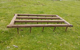 Antigua Grada de Labranza Dientes Romos