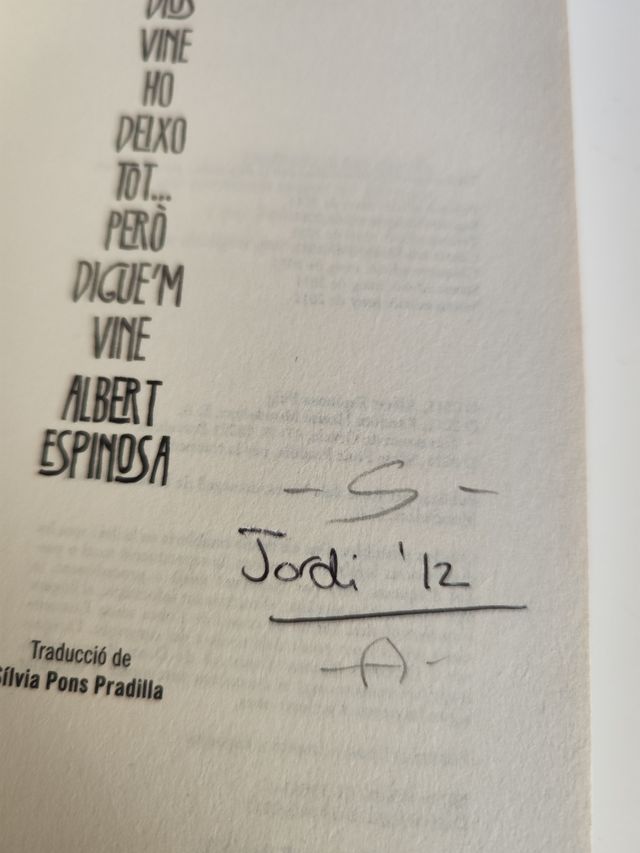 Llibre Si tu em dius vine ho deixo tot...