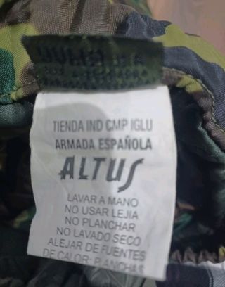 Tienda de campaña INDIVIDUAL infantería de marina