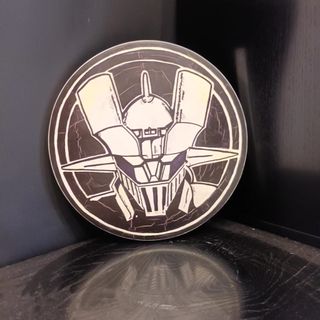 Mazinger Z-cuadro pintado a mano envejecido-madera