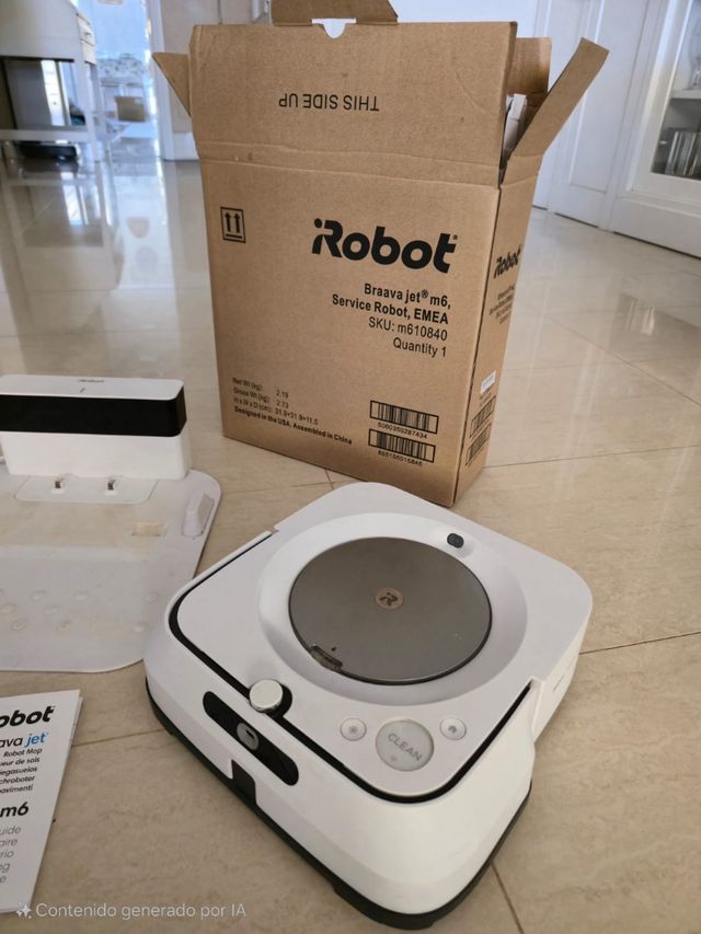 Robot friegasuelos iRobot Braava jet m6134
