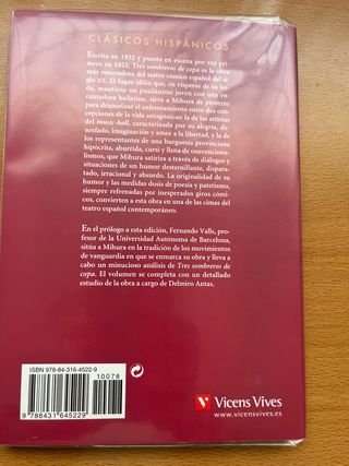 Tres sombreros de Copa ISBN 9788431645229