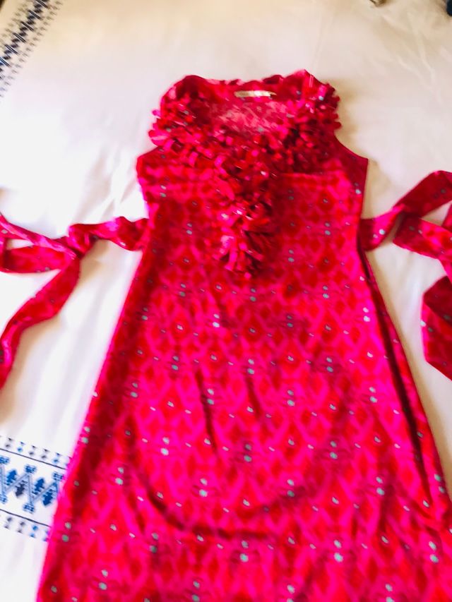 Vestido marca TINTORETTO ceñido con lazada