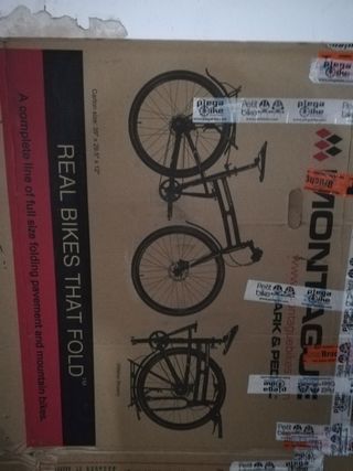 Caja para enviar,transportar,guardar bici plegable