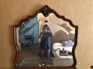 Antiguo tocador con espejo