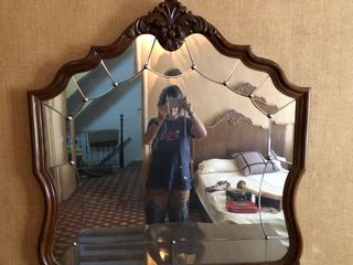 Antiguo tocador con espejo