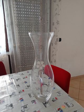 portafiori in cristallo 
