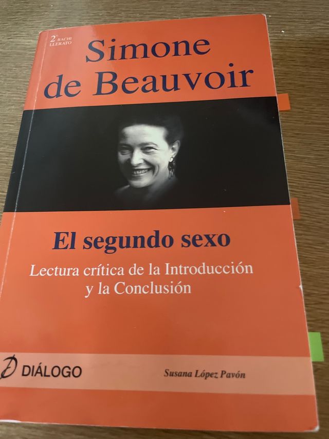 Simone de Beauvoir. Libro filosofía 2 bac