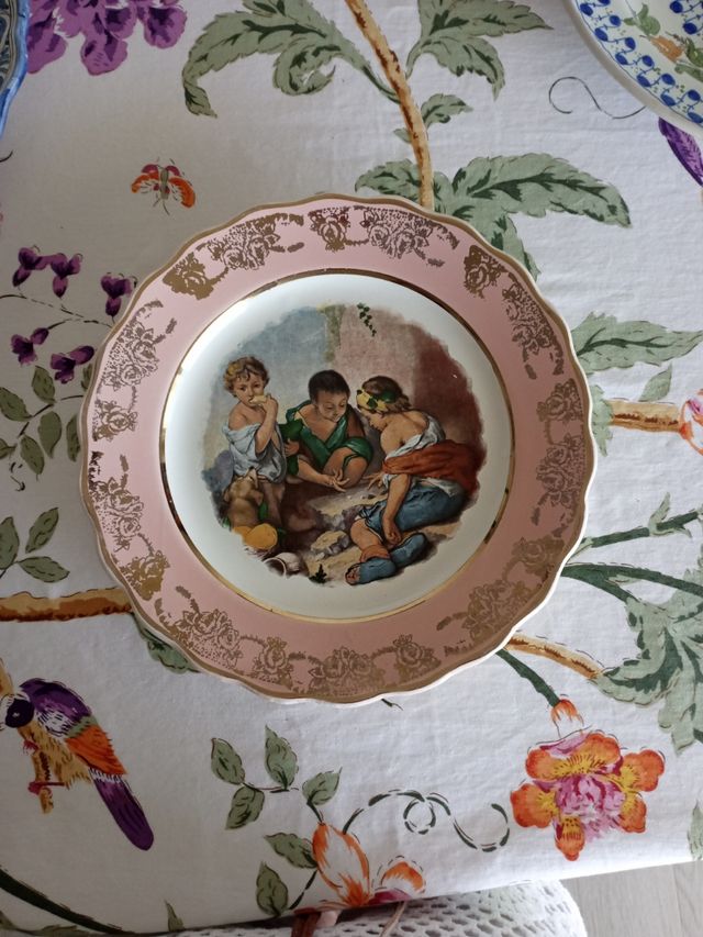 plato cerámica decorativo