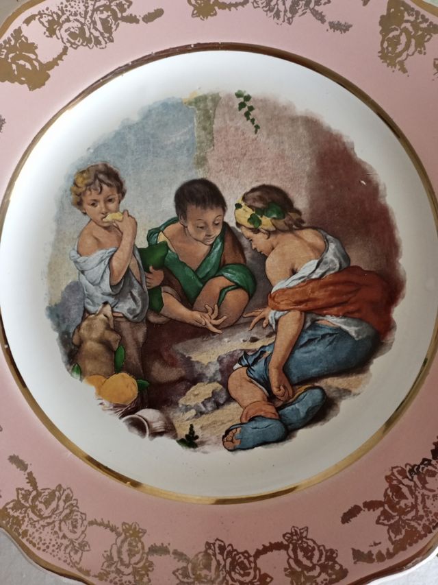 plato cerámica decorativo