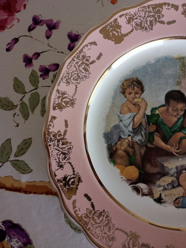 plato cerámica decorativo