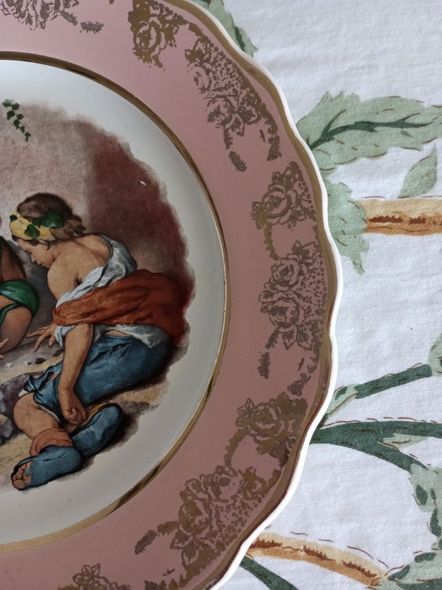 plato cerámica decorativo