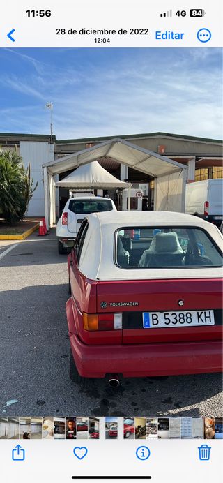 Volkswagen Golf Cabrio Karman 1989 historico