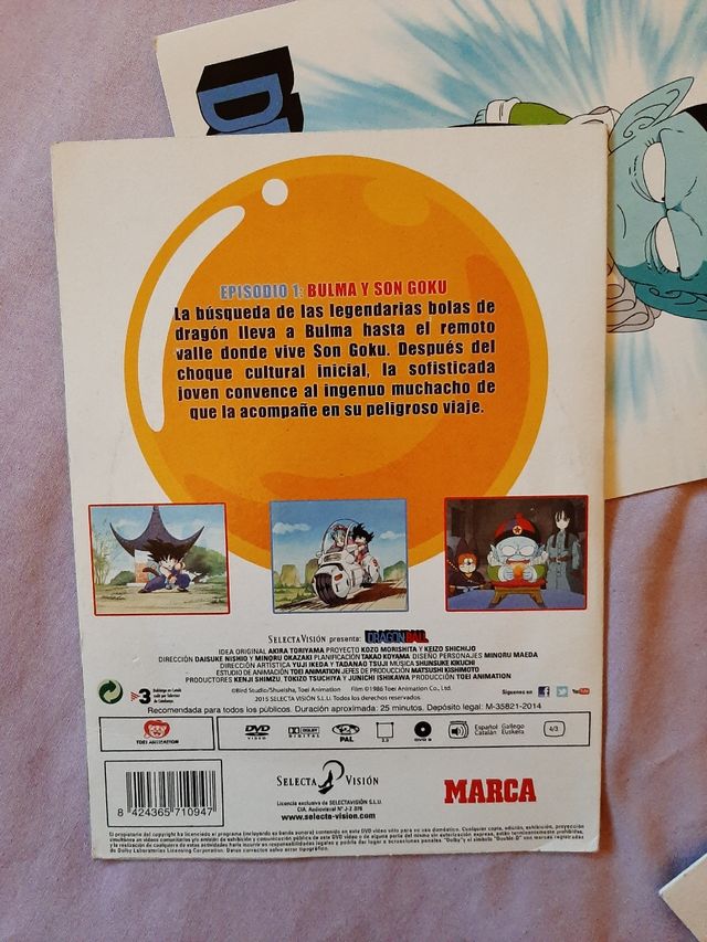 16 DVDs dragon ball