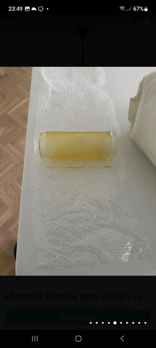 Lampara rustica.