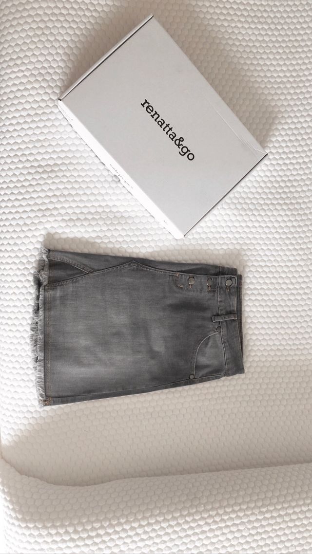 Falda Vaquera Gris Renatta (Precio original 35€)