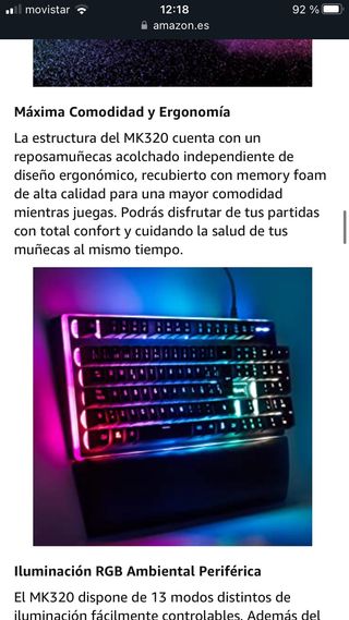 Teclado Garmin mk320 nuevo