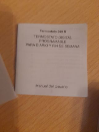 Termostato digital programable