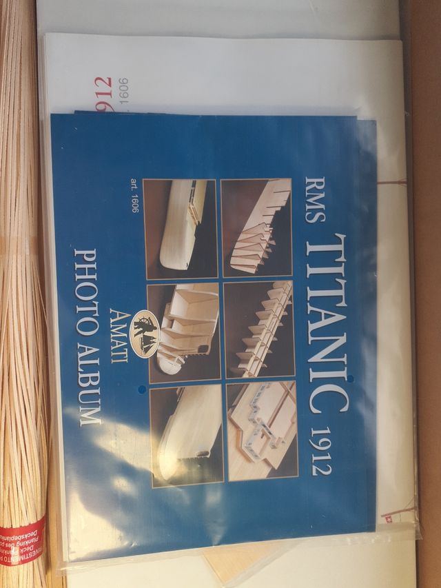 rms Titanic 1912. maqueta