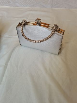 Bolso de fiesta plateado 