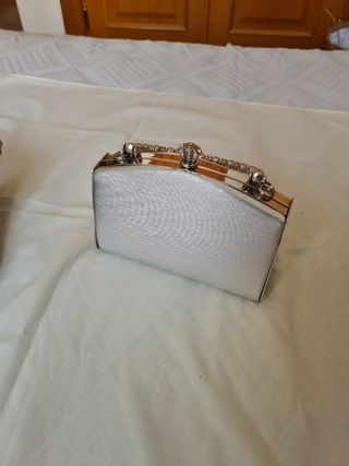 Bolso de fiesta plateado 