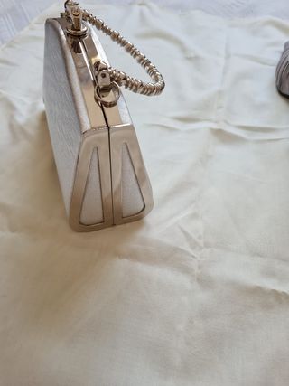 Bolso de fiesta plateado 