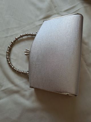 Bolso de fiesta plateado 