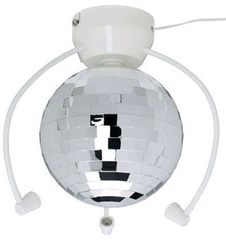 lámpara bola de espejos ikea 