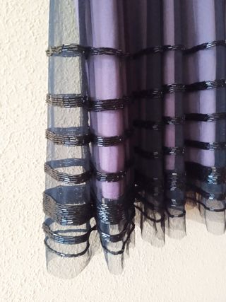 vestido de fiesta talla M color rosa palo Zara