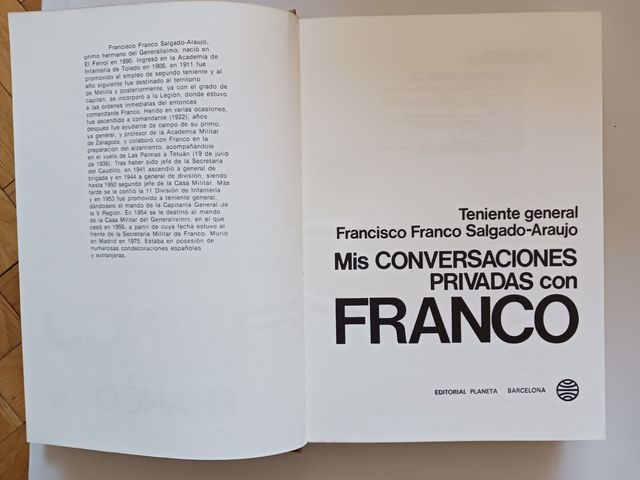 Mis conversaciones privadas con Franco