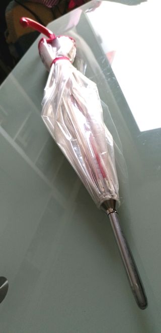 Paraguas automático transparente