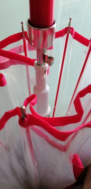 Paraguas automático transparente