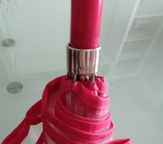 Paraguas automático transparente