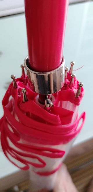 Paraguas automático transparente