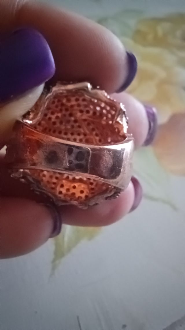 anello con brillantini