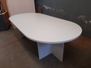 Mesa reuniones semicircular. Ref MR27