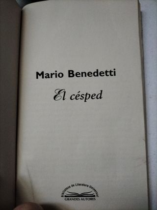 El césped de Mario Benedetti