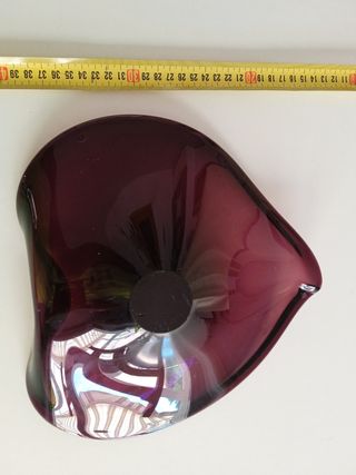 Varios ceniceros y centro de mesa cristal Murano.