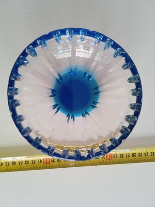 Varios ceniceros y centro de mesa cristal Murano.