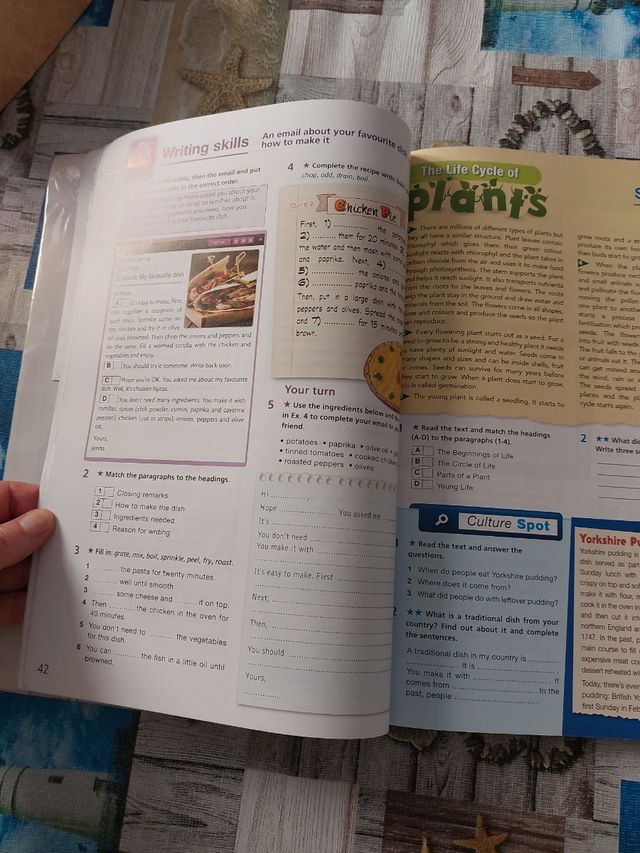 SmartWatch time workbook and Grammar book, 2