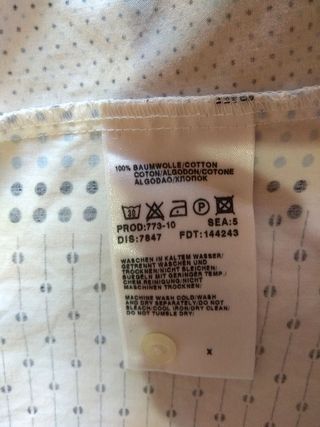 Camisa chico hombre Hugo Boss manga corta talla M