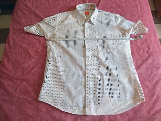 Camisa chico hombre Hugo Boss manga corta talla M