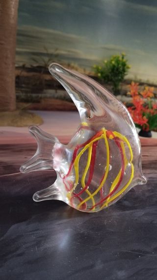 Figura de Pez Tropical de Murano