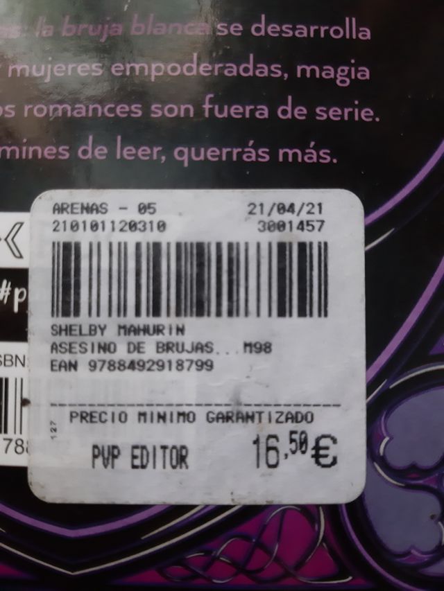 Asesino de brujas Libro