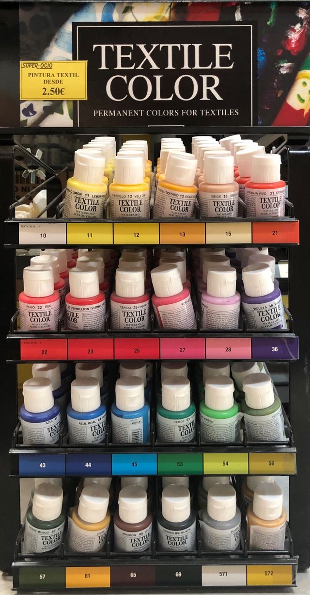 1 Bote pintura vallejo tela 35ml color a elegir