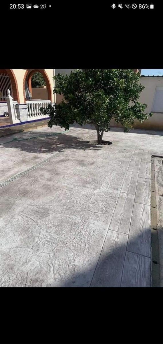Hormigón impreso y pulido