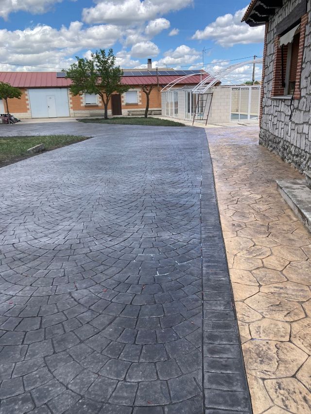 Hormigón impreso y pulido