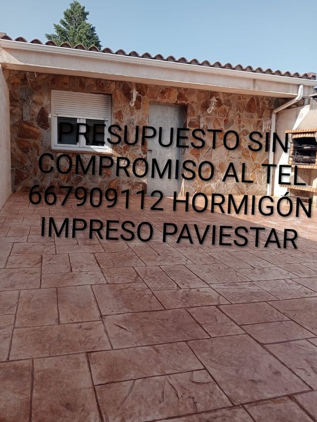 hormigón impreso y pulido