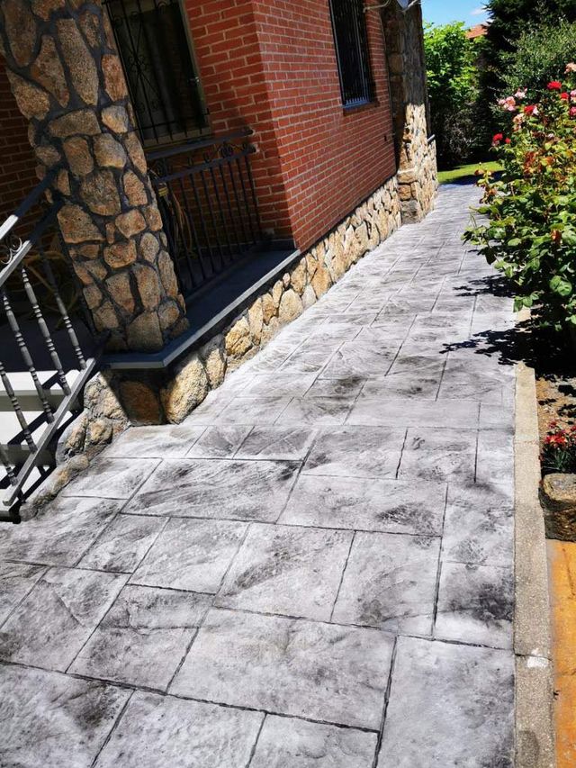 hormigón impreso y pulido